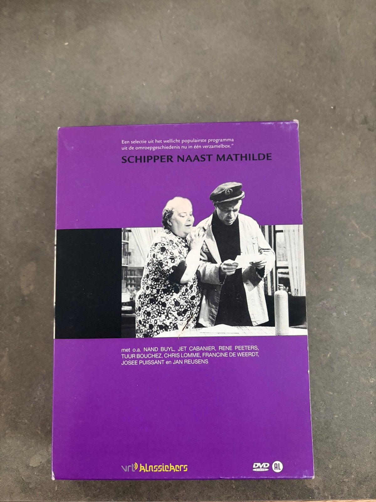DVD box Schipper Naast Mathilde, Inclusief doosje, Alle leeftijden, Zo goed als nieuw, Komedie