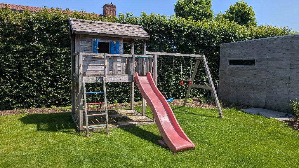 Jungle Gym Playhouse XL – Goede staat!, Kinderen en Baby's, Ophalen, Gebruikt, Glijbaan
