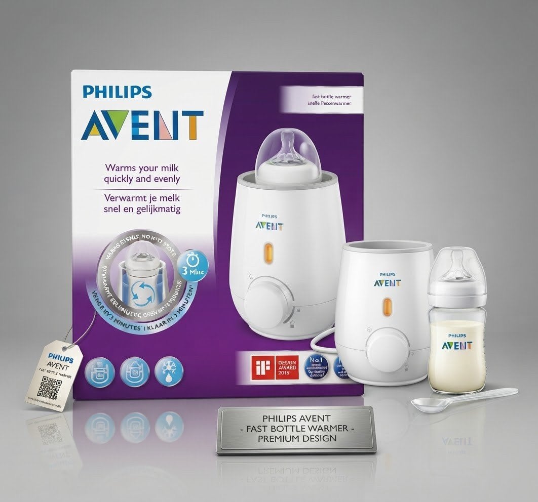 Philips Avent Snel Flessenwarmer (SCF358) - Nieuw in doos!, Ophalen, Nieuw, Ontdooifunctie, Philips Avent