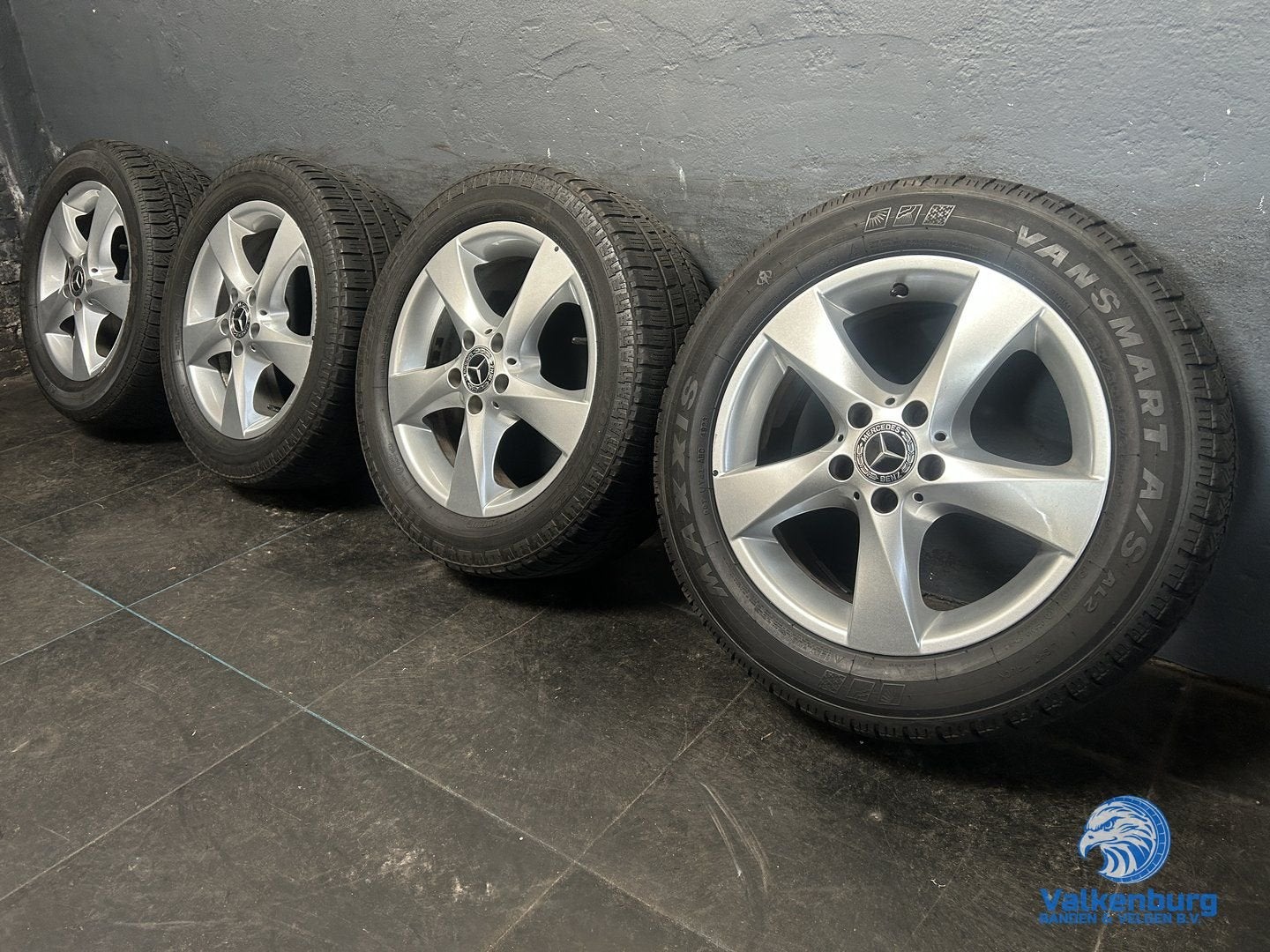 6.5mm! Originele Mercedes Vito V-Klasse W447 17 inch velgen, Pneus et Jantes, 4 Saisons, 17 pouces, Utilisé