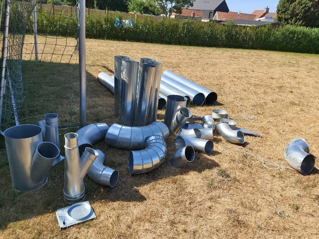 Kanalisatie voor stofafzuiging, Doe-het-zelf en Bouw, Ophalen, Zo goed als nieuw, Afzuiger