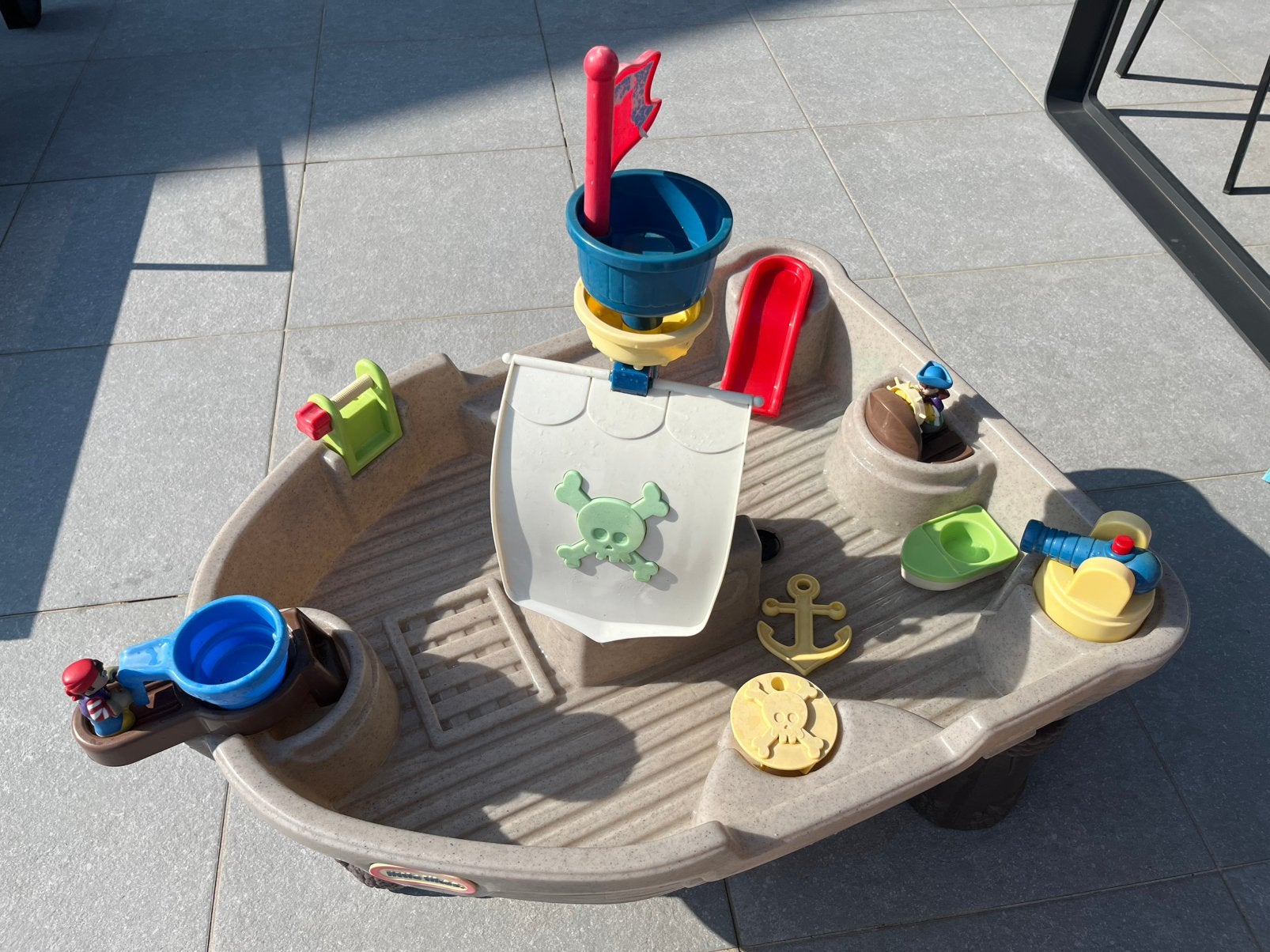 Little tikes piratenboot watertafel, Kinderen en Baby's, Ophalen, Zo goed als nieuw