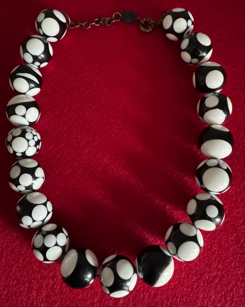Collier Vintage Italien de 1970 - Bijoux de Fantaisie, Bijoux, Sacs & Beauté, Bijoux anciens, Enlèvement ou Envoi, Autres matériaux