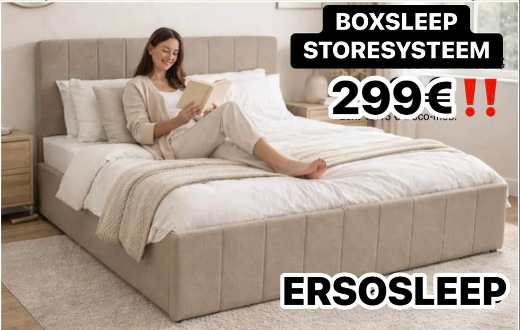 Boxspring 2 persoons  299€ ‼️, Huis en Inrichting, Slaapkamer | Waterbedden, Ophalen of Verzenden, Nieuw