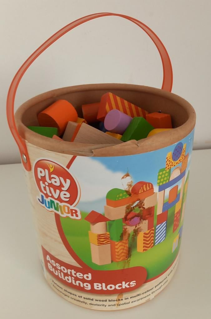 houten bouwstenen, Kinderen en Baby's, Speelgoed | Houten speelgoed, Ophalen of Verzenden