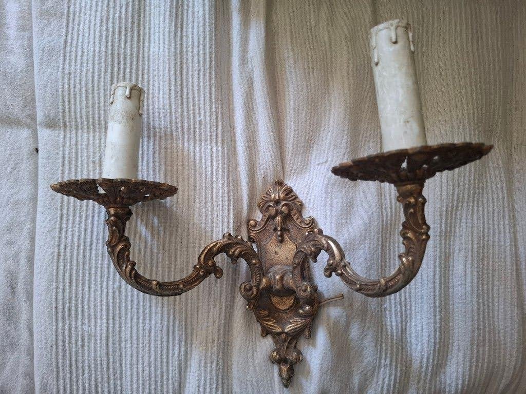 Applique murale style chandelle, Applique murale, Enlèvement, Utilisé, Métal