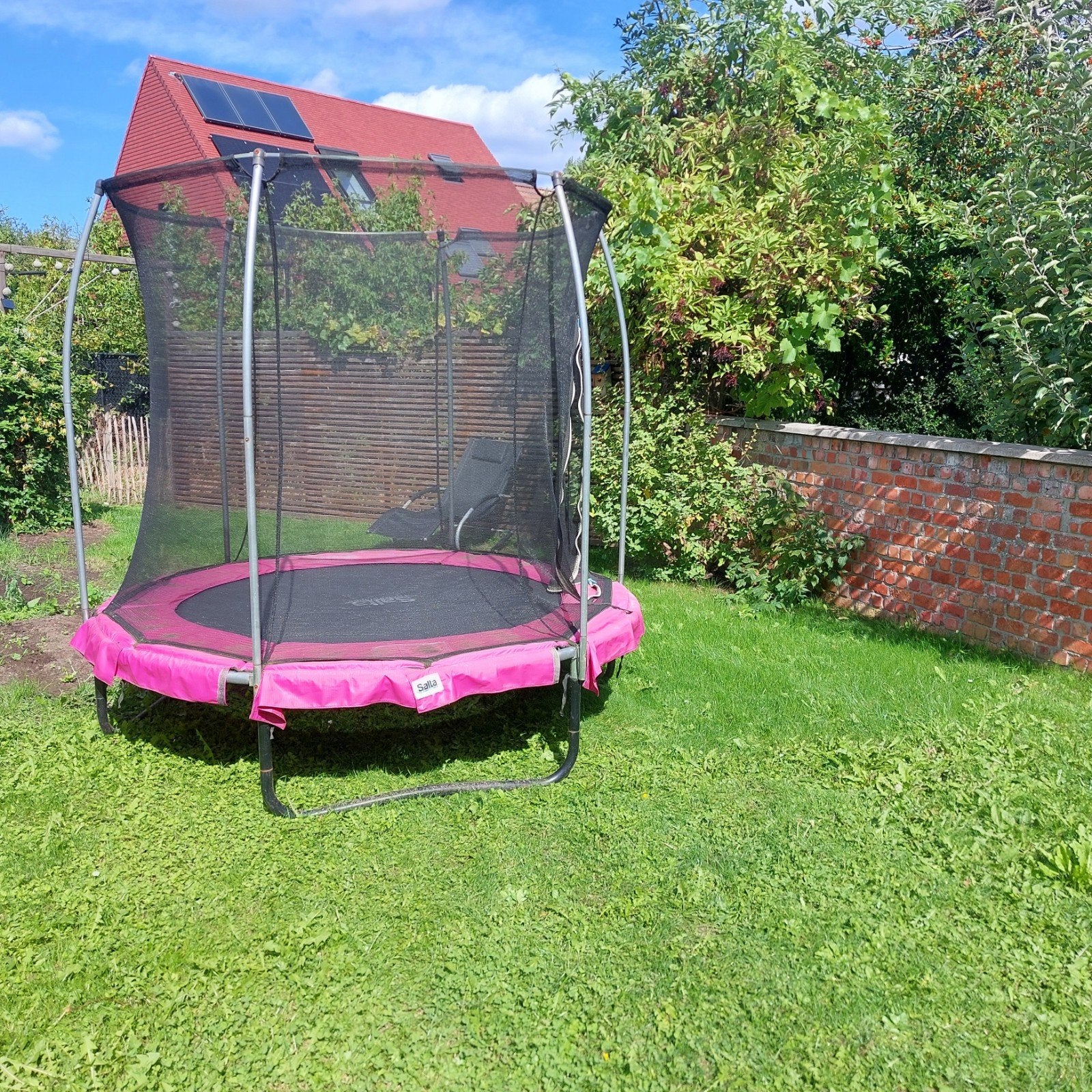 trampoline salta 210 - pink, Kinderen en Baby's, Ophalen, Gebruikt