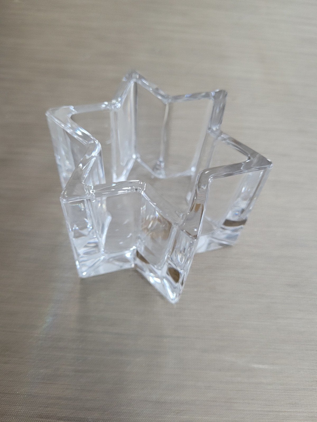 bougeoir en forme d'étoile, en cristal et plomb, Enlèvement ou Envoi