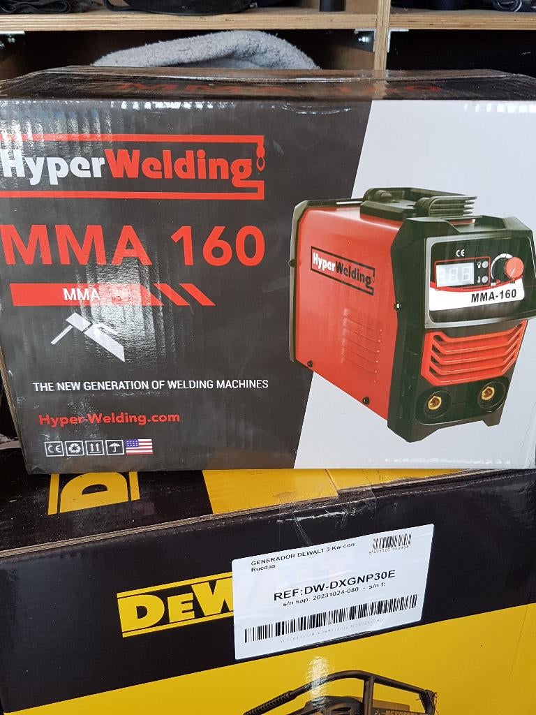 Laspost mma 160, Doe-het-zelf en Bouw, Gereedschap | Lasapparaten, Ophalen, Nieuw
