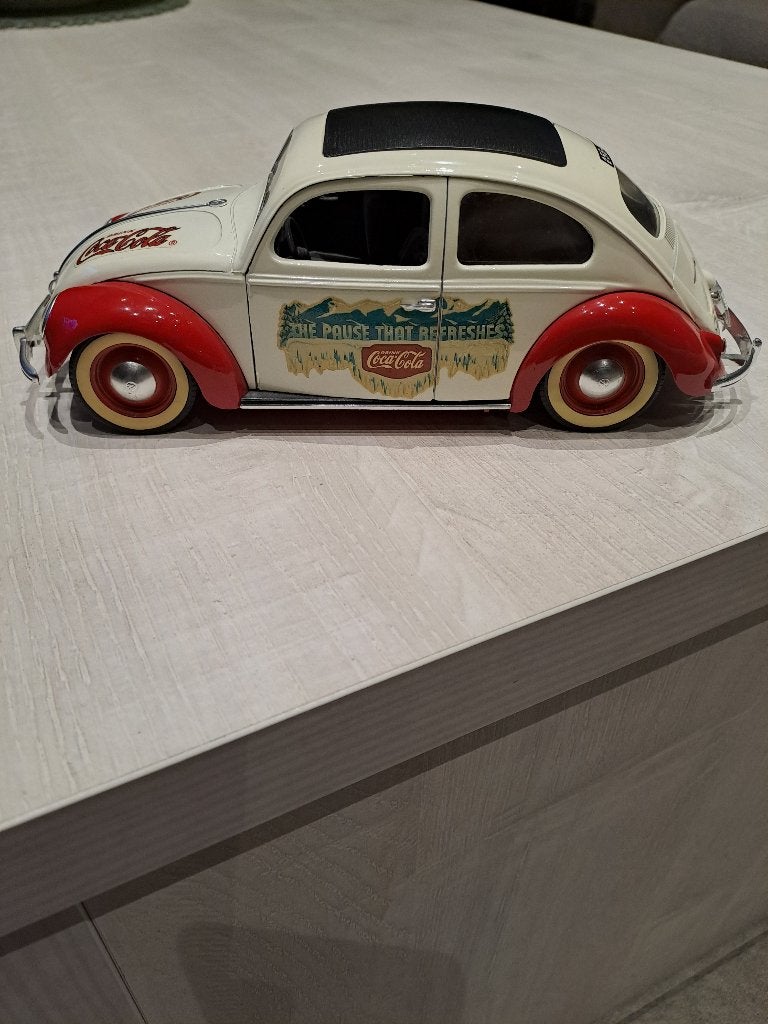 Modelauto Beetle Kever Coca Cola, Ophalen, Zo goed als nieuw, Auto, Solido