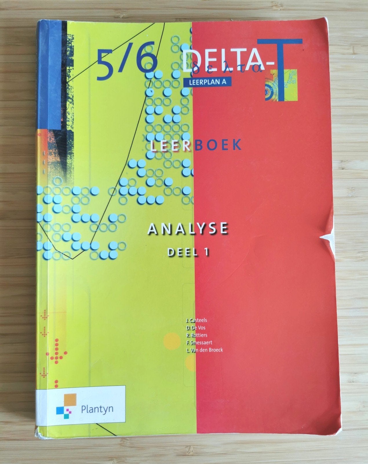 Delta Leerboek 5/6 Analyse deel 1, Ophalen of Verzenden, Gelezen, Wiskunde A, Rottiers