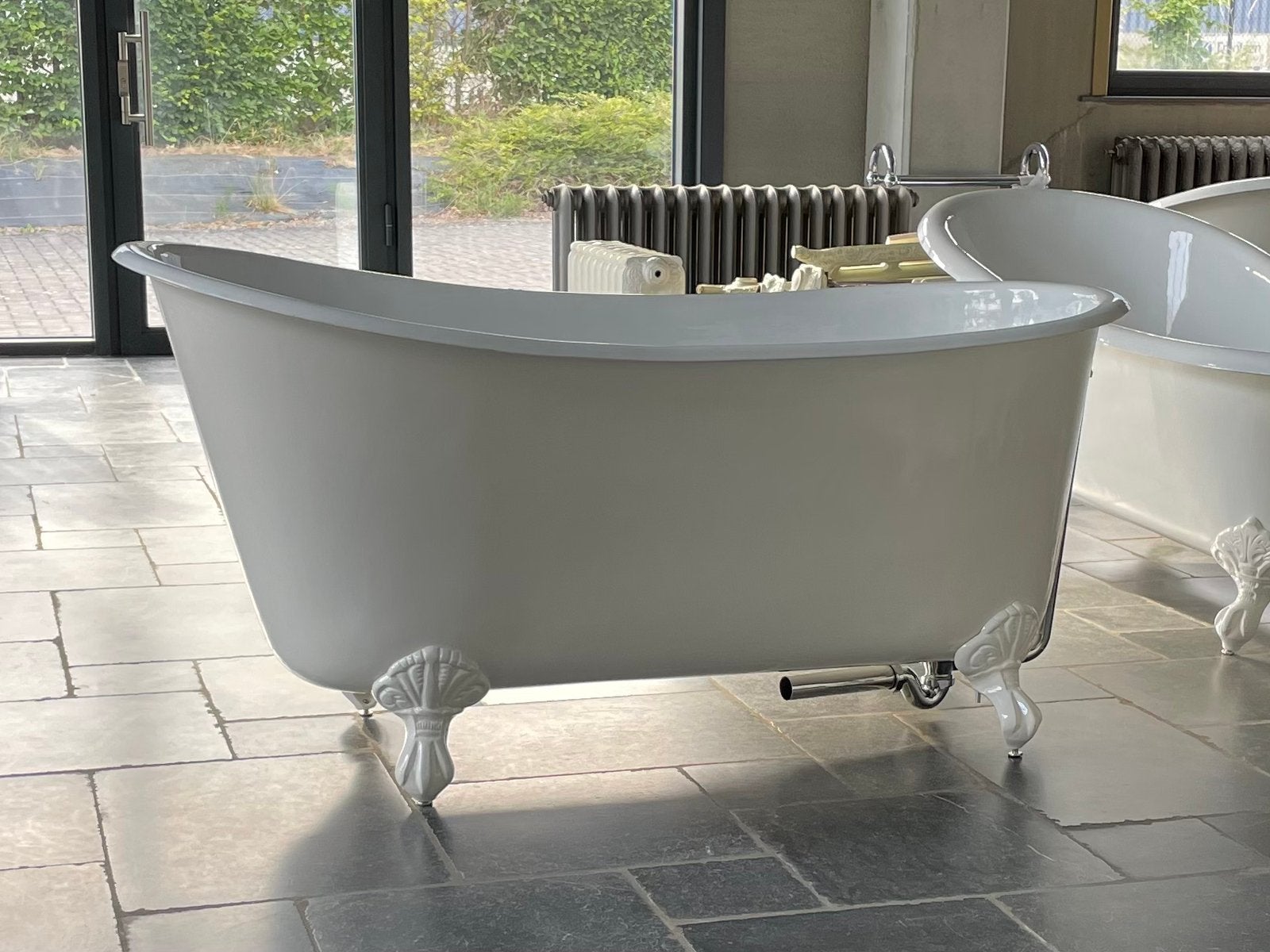 Baignoire sur pattes en fonte, Bricolage & Construction, Sanitaire, Enlèvement, Comme neuf, Baignoire
