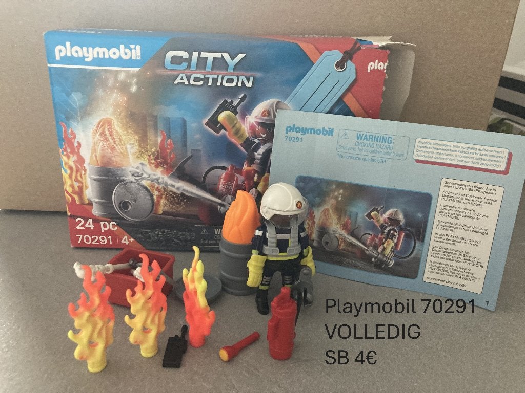 Playmobil City Action - brandweer - 70291, Complete set, Overige typen, Ophalen of Verzenden, Zo goed als nieuw