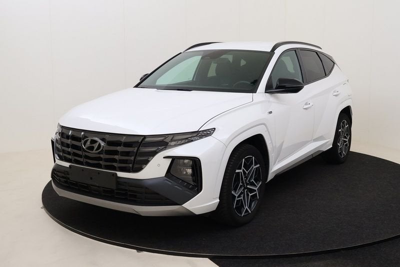 Hyundai Tucson Feel N-Line 1.6 T-Gdi 6AT 4WD, Auto's, Automaat, Gebruikt, 4 cilinders, Alcantara