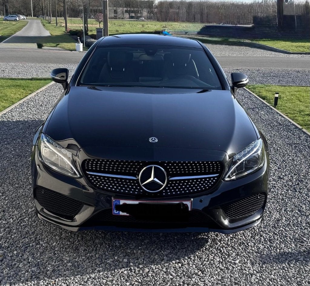 Mercedes C classe coupé AMG pakket, Auto's, Achterwielaandrijving, Adaptive Cruise Control, Zwart, Leder
