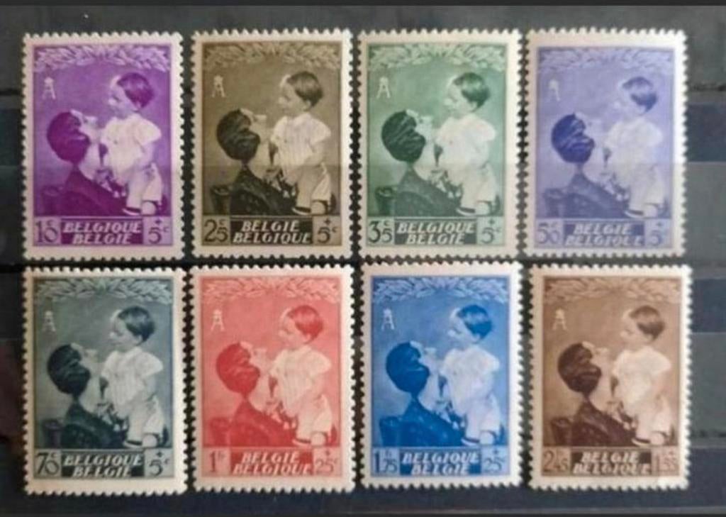 België: OBP 447/54 ** Herinnering aan Koningin Astrid 1937., Postzegels en Munten, Koninklijk huis, Orginele gom, Ophalen of Verzenden