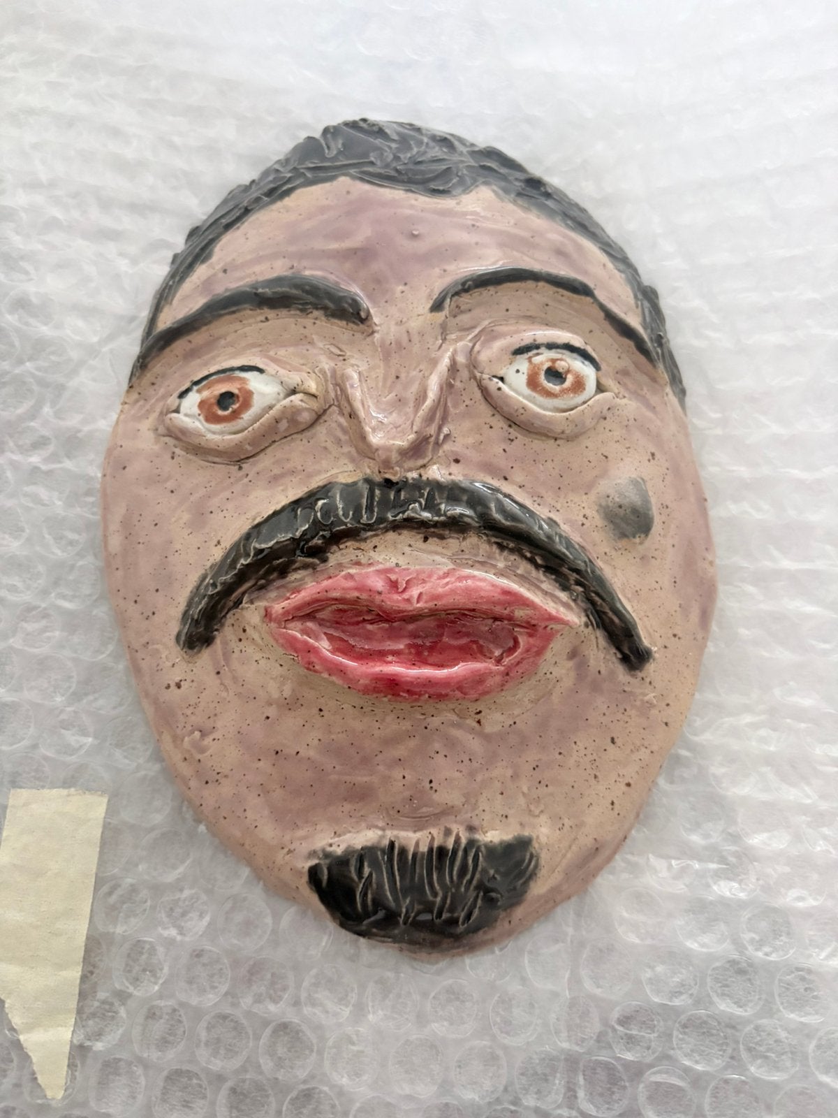 Handgemaakt keramisch gezichtsmasker – Uniek kunstwerk, Antiek en Kunst, Ophalen