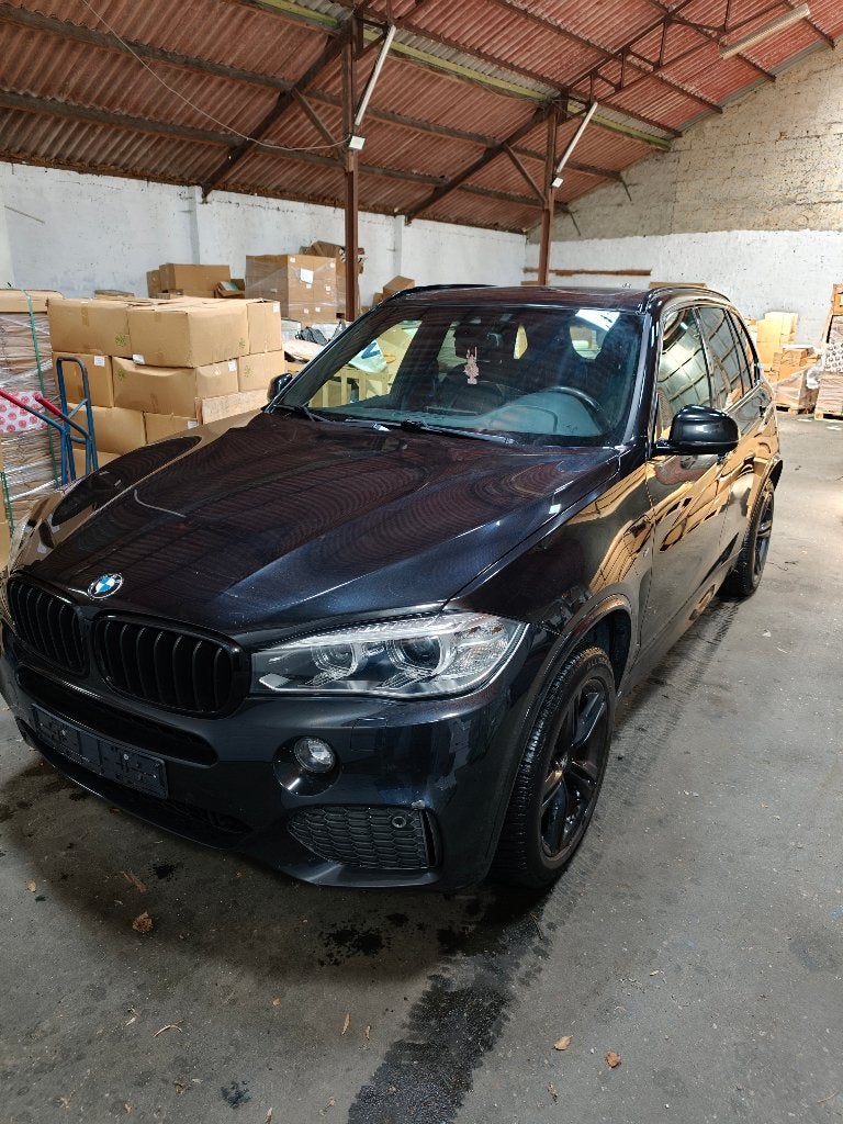 BMW X5 hybrid benzine, Auto's, Zwart, Leder, Bedrijf, 5 zetels