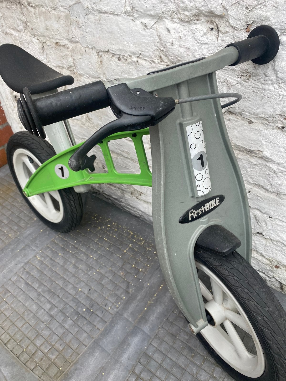 LOOPFIETS🚴 FIRST-BIKE IN TOP👌 STAAT, Ophalen, Zo goed als nieuw, Loopfiets