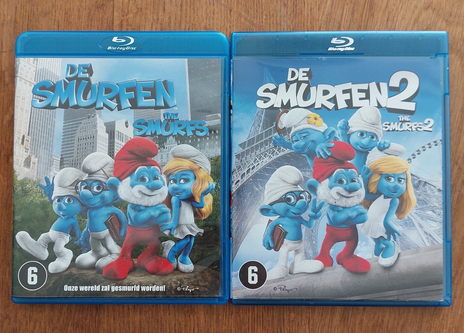 BLU RAY  - DE SMURFEN 1 & 2  -  lot 5€, Alle leeftijden, Film, Blu-ray, Ophalen of Verzenden