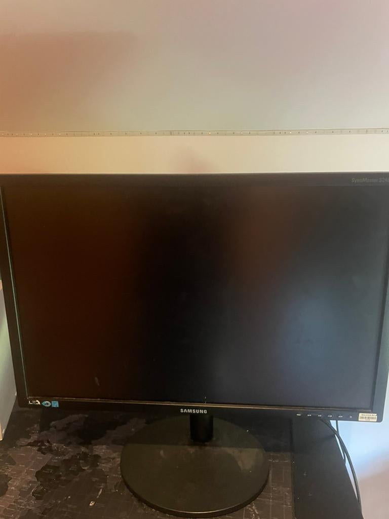 Samsung monitor 60Hz met DVI aansluiting, HD, IPS, In hoogte verstelbaar, Zo goed als nieuw