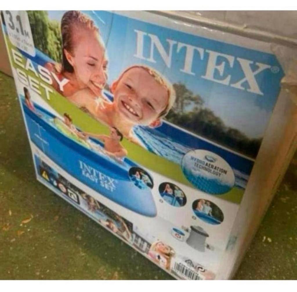 Intex zwembad zwem Easy Set Rond 305x76 + POMP zwemmen swim, Tuin en Terras, Minder dan 80 cm, Rond, 300 cm of meer, Ophalen of Verzenden