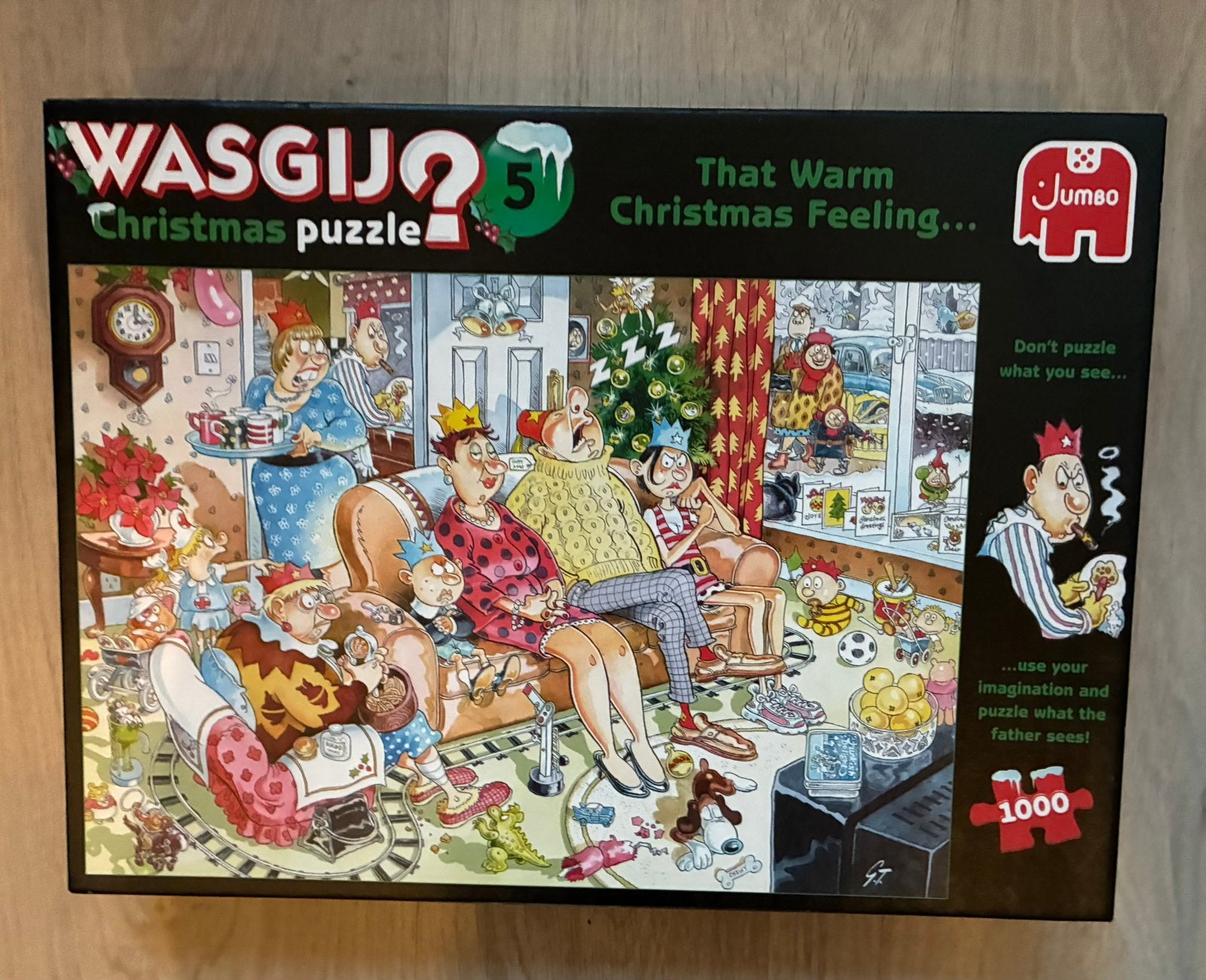 Wasgij puzzel 1000 stukjes, Ophalen, 500 t/m 1500 stukjes, Zo goed als nieuw, Legpuzzel