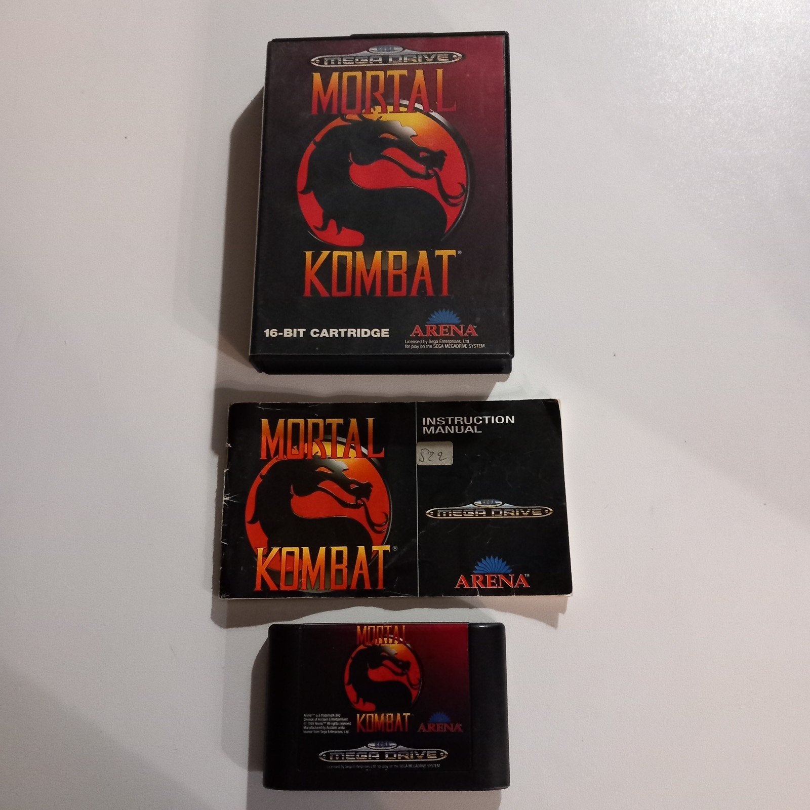 Mortal kombat Sega Mega Drive pal, Games en Spelcomputers, Games | Sega, Ophalen of Verzenden, Mega Drive
