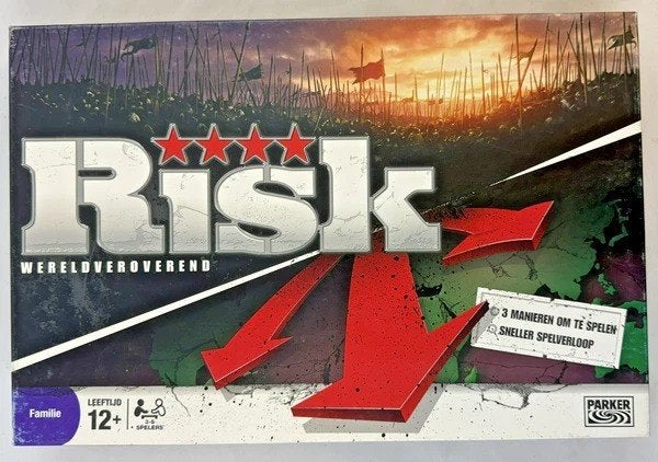 Parker Risk Bordspel Compleet Hasbro 2008 gezelschapsspel, Verzenden, Zo goed als nieuw, HASBRO