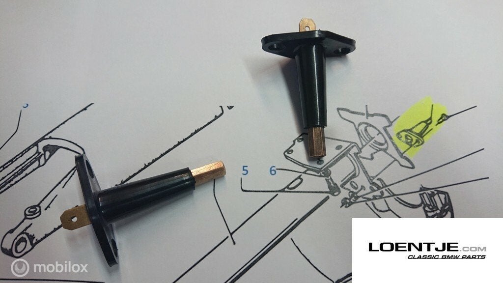 claxonstift, contactpin toeter bmw e30 e21 e3 e9 e12 e23 e24, Neuf, Enlèvement ou Envoi, BMW