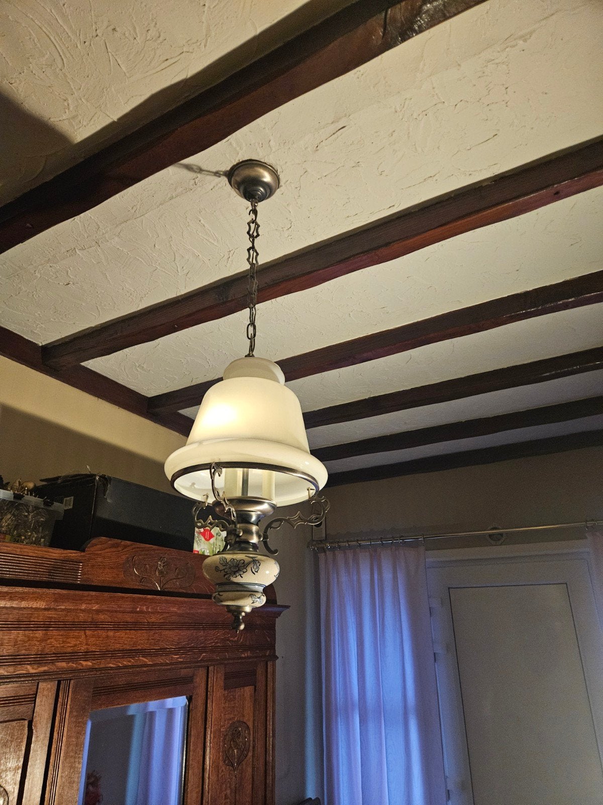 Belle lampe suspendue, bon état, Enlèvement