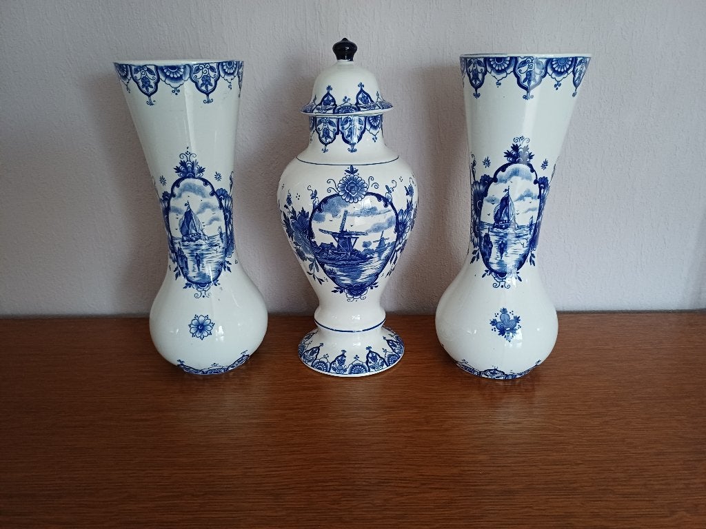 Delfts Blauw kaststel, Ophalen
