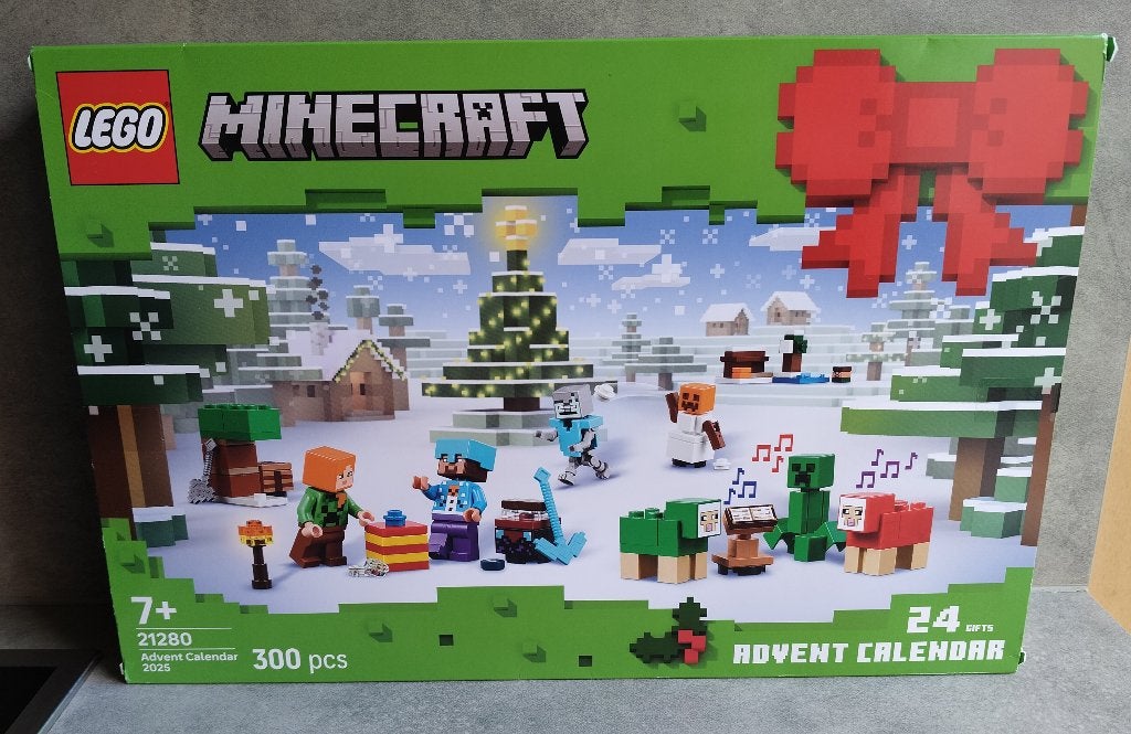 lego minecraft 21280 adventskalender, Kinderen en Baby's, Minecraft, Lego, Nieuw, Ophalen of Verzenden