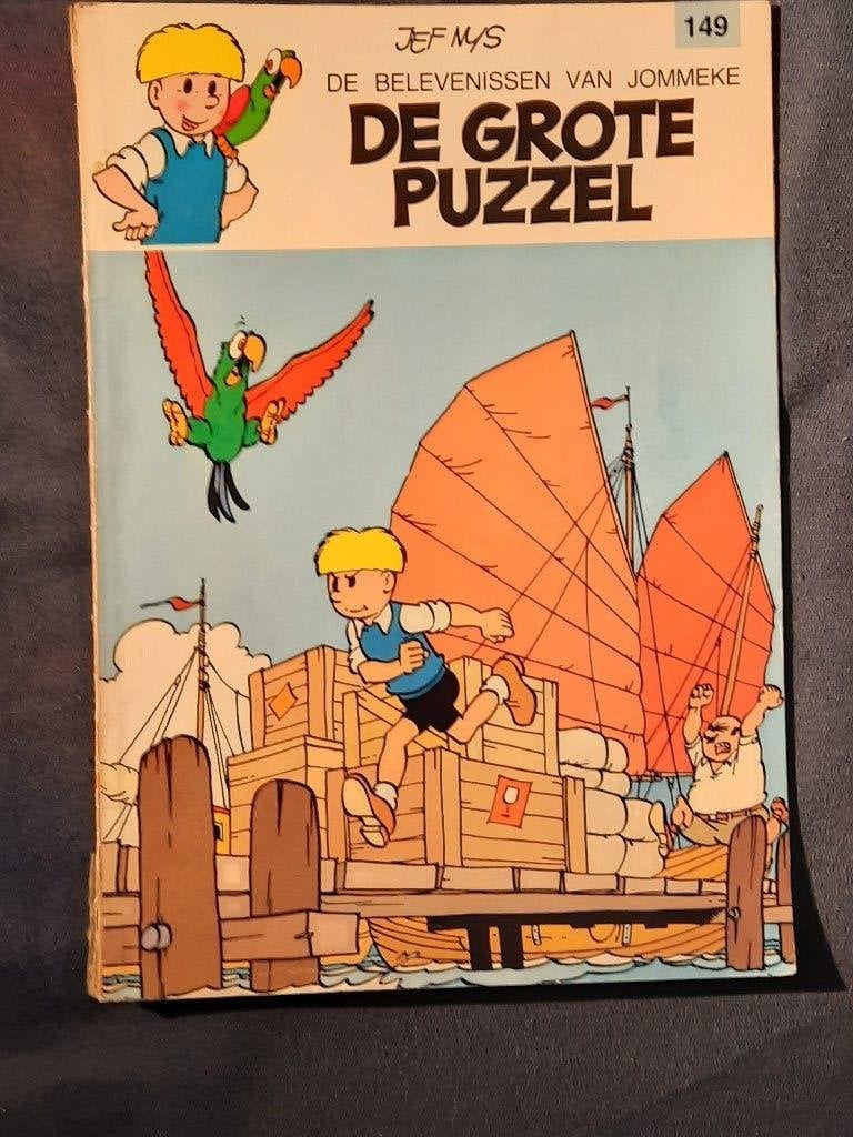 Jommeke 149: de grote puzzel, Eén stripboek, Ophalen of Verzenden, Gelezen