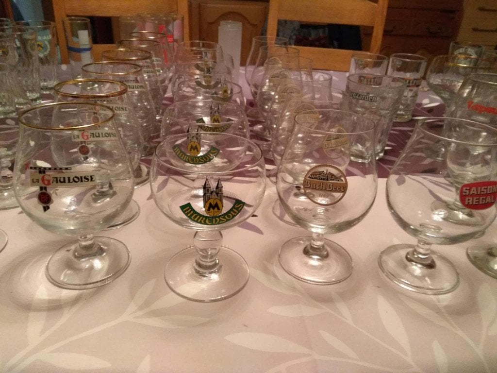 verre à bière et verre à vin, Enlèvement