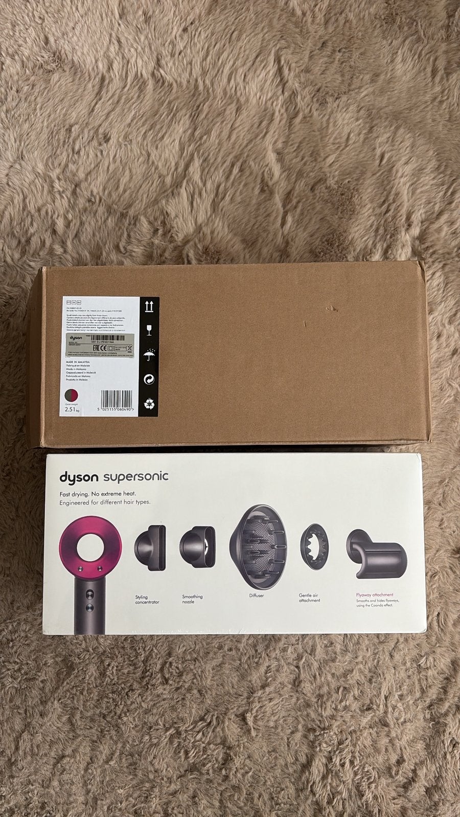 Dyson Supersonic HD08 – Fuchsia / Nickel – Nieuw, Ophalen of Verzenden, Nieuw, Haardroger
