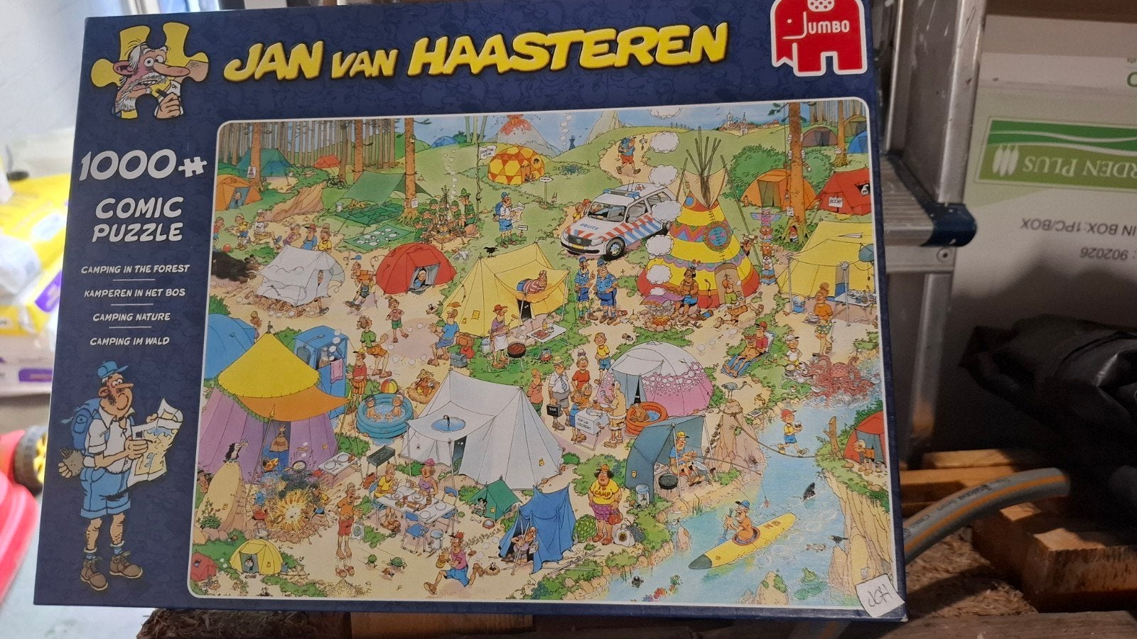puzzel jan van haasteren 1000stuks.  Kamperen in het bos, Enlèvement