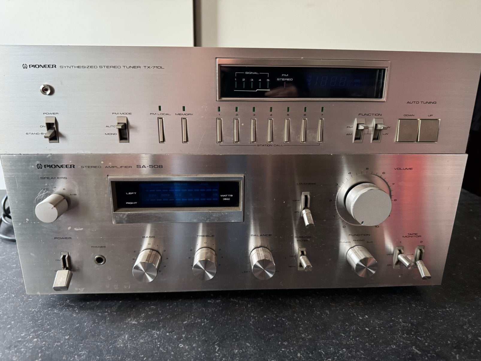 Pioneer stereo, TV, Hi-fi & Vidéo, Enlèvement, Comme neuf, Stéréo, Pioneer