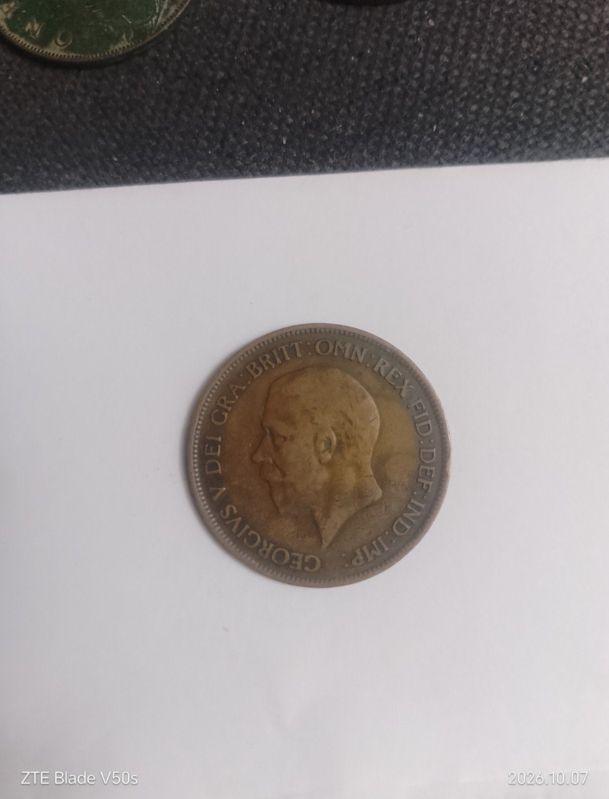 pièce de monnaie, Enlèvement ou Envoi