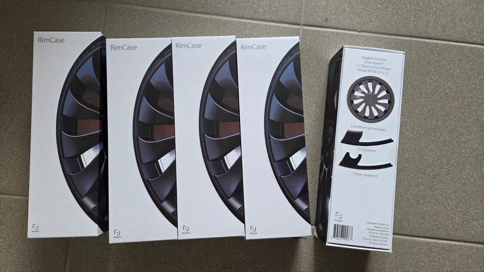Uberturbine wielbeschermers Tesla Model Y, Velg(en), Nieuw, Personenwagen, 21 inch