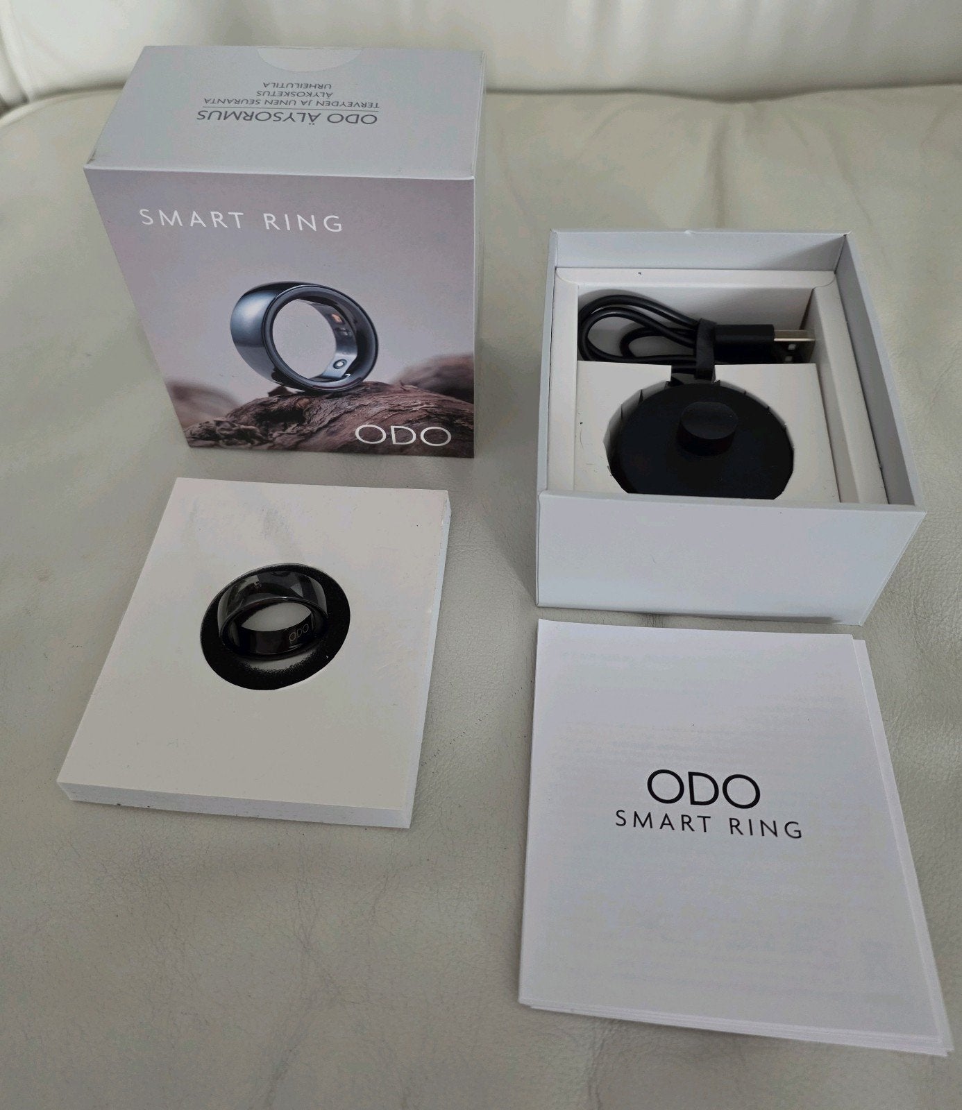 ODO slimme ring maat 12, ODO Smart Ring 3, Zwart, Nieuw, Ophalen of Verzenden