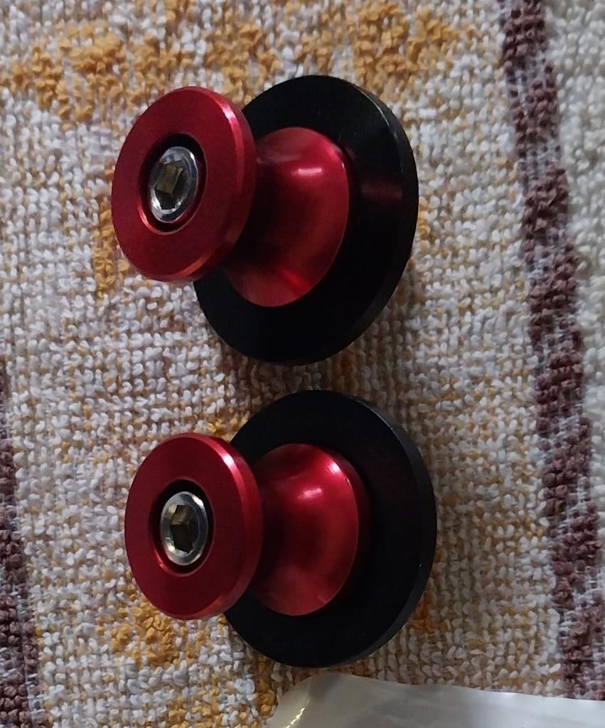 1 set Bobbins M 6 rood paddockstand-support,sliders nieuw, Enlèvement, Neuf