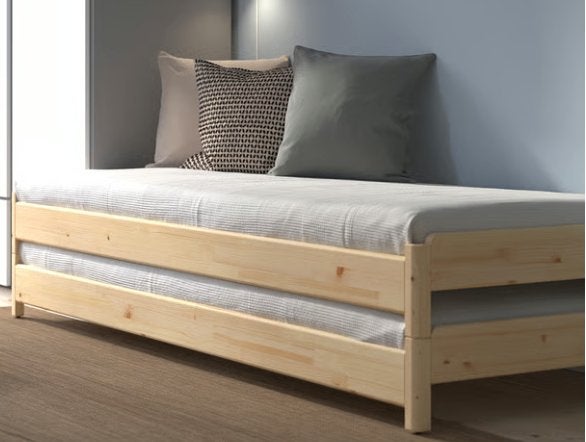 Lits empilables avec matelas, Comme neuf, 200 cm, Deux personnes, Enlèvement