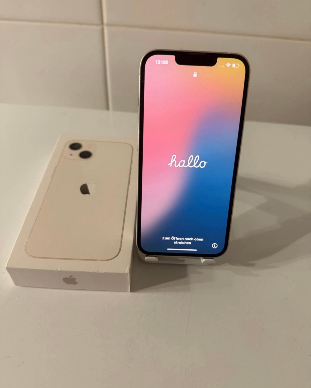 Iphone 13 - 128GB Starlight/ Wit, Telecommunicatie, Verzenden, Zo goed als nieuw, Wit, IPhone 13