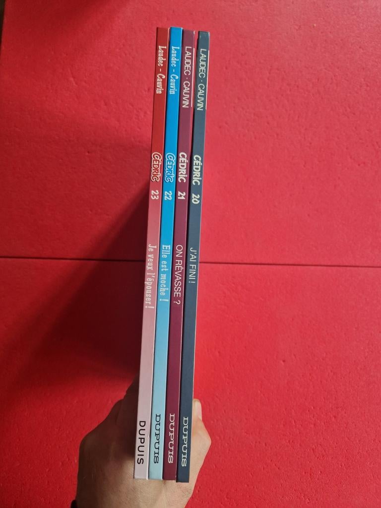 Lot de 4 bd cedric 20 à 23,EO, Livres, BD, Enlèvement ou Envoi