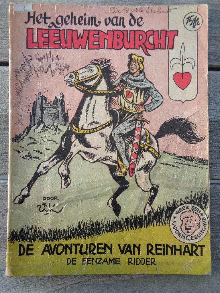 Ridder Reinhart - Het Geheim vd Leeuwenburcht - 1e dr. 1958, Ophalen of Verzenden