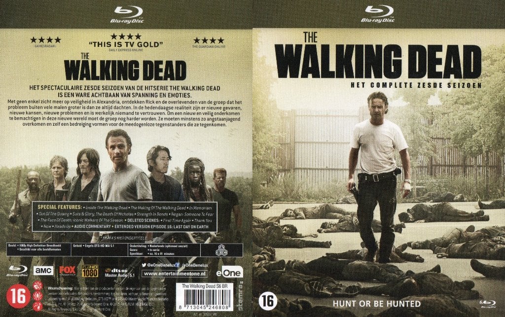 walking dead seizoen 6 (5 blu-ray), Horror, Vanaf 16 jaar, Nederlands, Ophalen of Verzenden