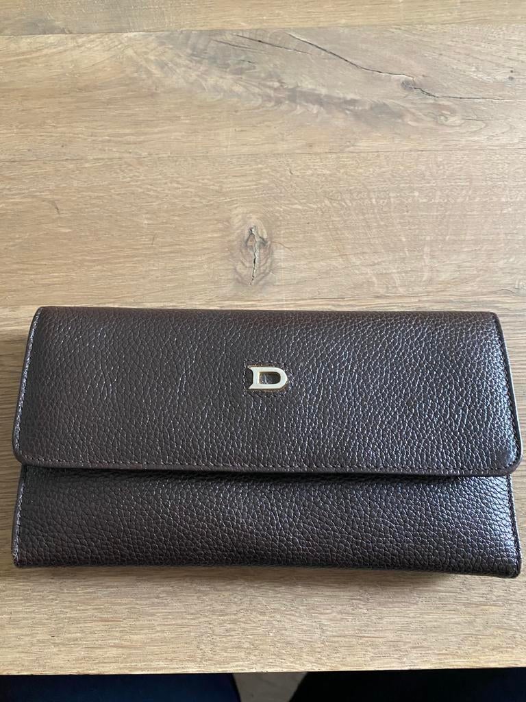Portefeuille Delvaux, Handtassen en Accessoires, Ophalen of Verzenden, Zo goed als nieuw, Bruin