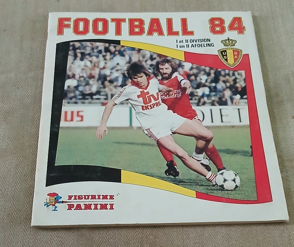 Panini boek voetbal 1984, Ophalen of Verzenden, Gebruikt, Poster, Plaatje of Sticker
