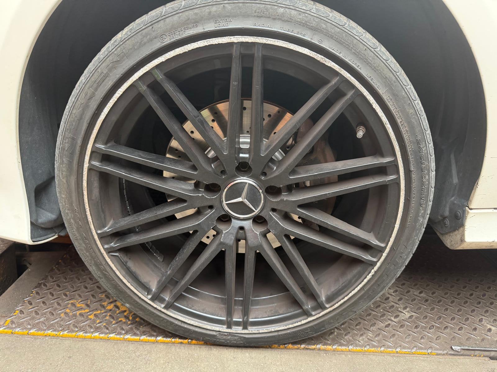 4 Jantes Mercedes AMG a vendre, 245 mm, Véhicule utilitaire, Utilisé, Jante(s)